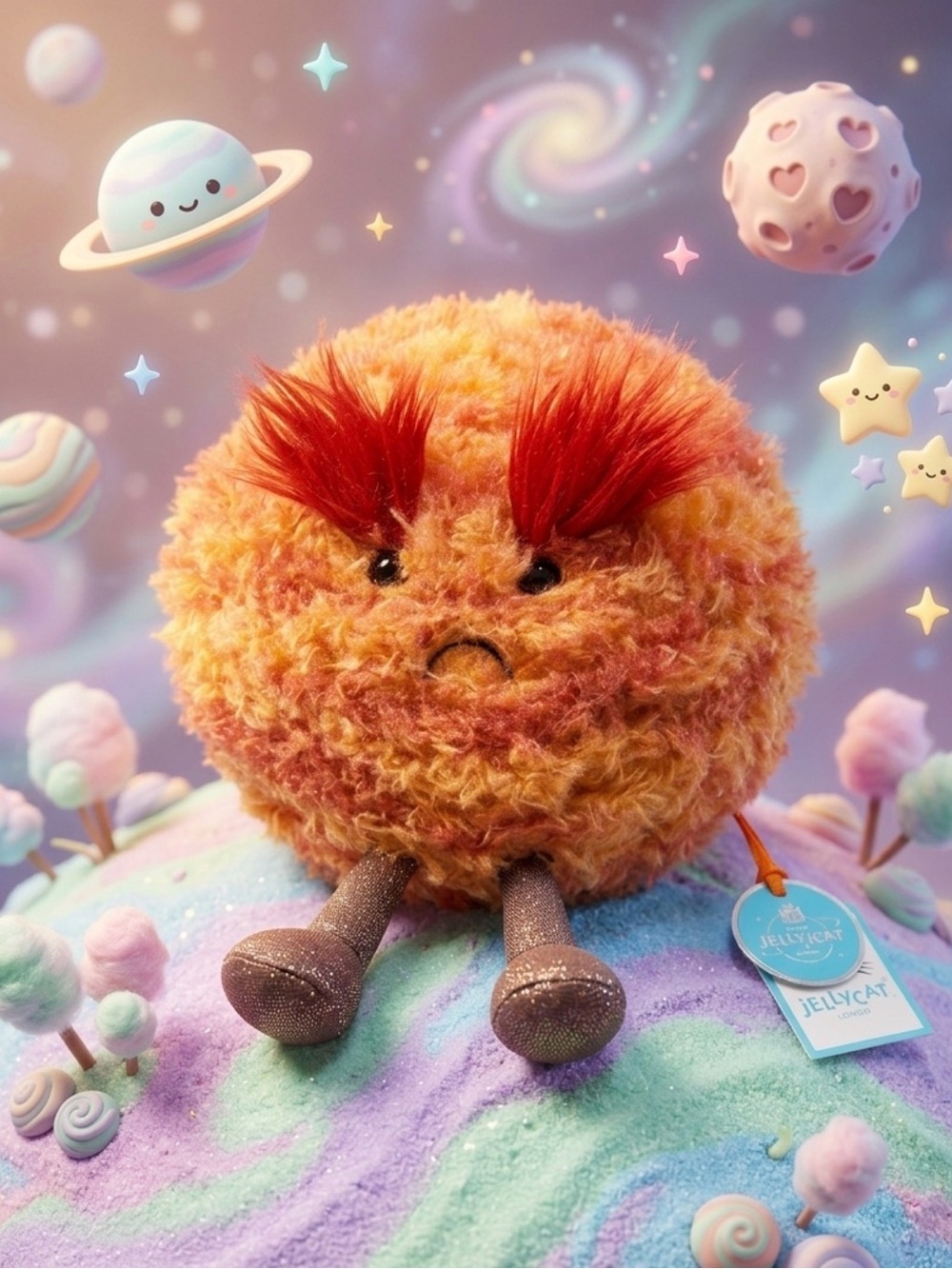 Jellycat Amuseables Planet Mars Plush